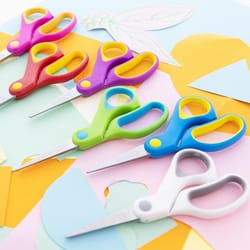 Bazic Products Stainless Steel Soft Grip Scissors 1 pc