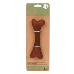 Boss Pet Paw Earth Brown Rubber EcoBones Dog Toy Large 1 pk