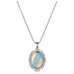 Montana Silversmiths Women's Heavenly Panorama Silver/Turquoise Necklace