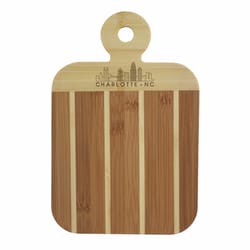 Totally Bamboo 9 in. L X 6 in. W X 0.5 in. Bamboo Serving & Cutting Board