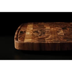 Ironwood Carolina 18 in. L X 18 in. W Acacia Wood Chopping Board