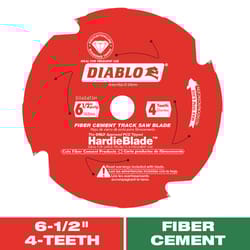 Diablo James Hardie 6-1/2 in. D X 20 mm Polycrystalline Diamond Track Saw Blade 4 teeth 1 pk
