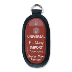 Lucky Line Neoprene/Vinyl Black Remote Holder Keychain