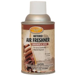 Country Vet Cinnamon and Spice Scent Air Freshener Refill 6.6 oz Aerosol