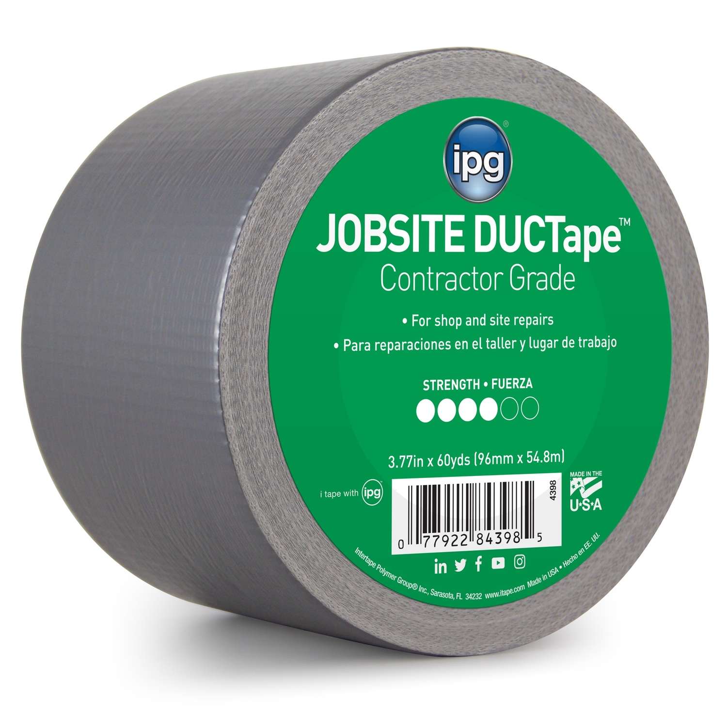 IPG 3.77 in. W X 60 yd L Silver Duct Tape Ace Hardware