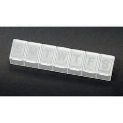 Chef Craft White Plastic Pill Organizer