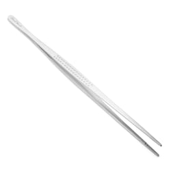 Final Touch Silver Stainless Steel Cocktail Garnish Tweezers