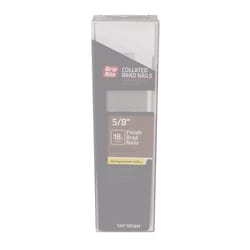 Grip-Rite 5/8 in. L X 18 Ga. Straight Strip Electro Galvanized Finish Nails 1000 pk