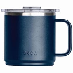 ORCA Camper 16 oz Navy BPA Free Insulated Tumbler with Travel Lid