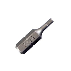 Best Way Tools Hex 3/32 in. X 1 in. L Screwdriver Bit Carbon Steel 1 pc