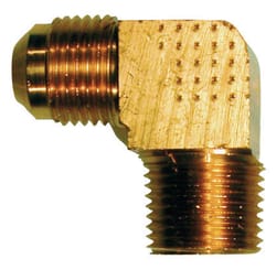 JMF Company 5/8 in. Flare X 1/2 in. D Male Brass Elbow