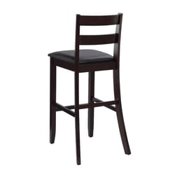 Linon Home Decor Dark Brown Polyurethane Andover Barstool 43 in.