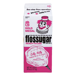 Gold Medal Flossugar Vanilla Pink Cotton Candy Sugar 3.25 lb