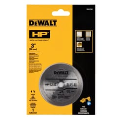 DeWalt 3 in. D X 3/8 in. Diamond/Metal Continuous HP Tile Blade 1 pk