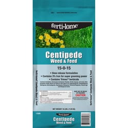 Ferti-lome Centipede Weed & Feed Lawn Fertilizer For Multiple Grass Types 5000 sq ft