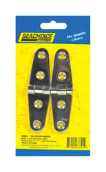 Seachoice Stainless Steel 4 in. L X 1 in. W Strap Hinges 2 pk
