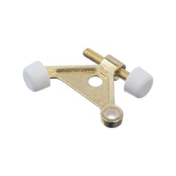 Ace 2-5/8 in. W Metal Bright Gold Hinge Pin Door Stop Mounts to door and wall 0 in.