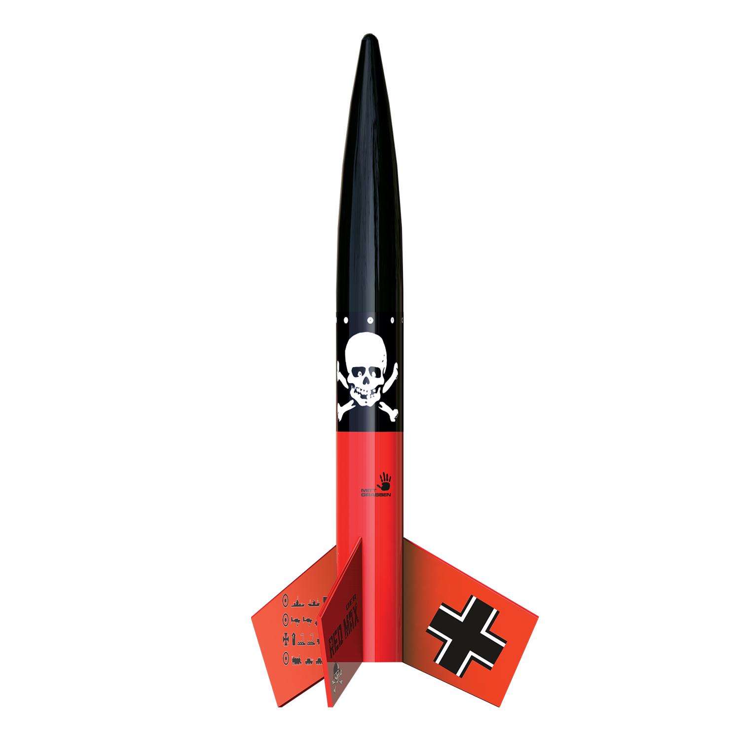 Estes Der Big Red Max Model Rocket Black/Red - Ace Hardware