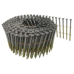 Metabo HPT 2-1/4 in. L Wire Coil Electro Galvanized Siding Nails 15 deg 3600 pk