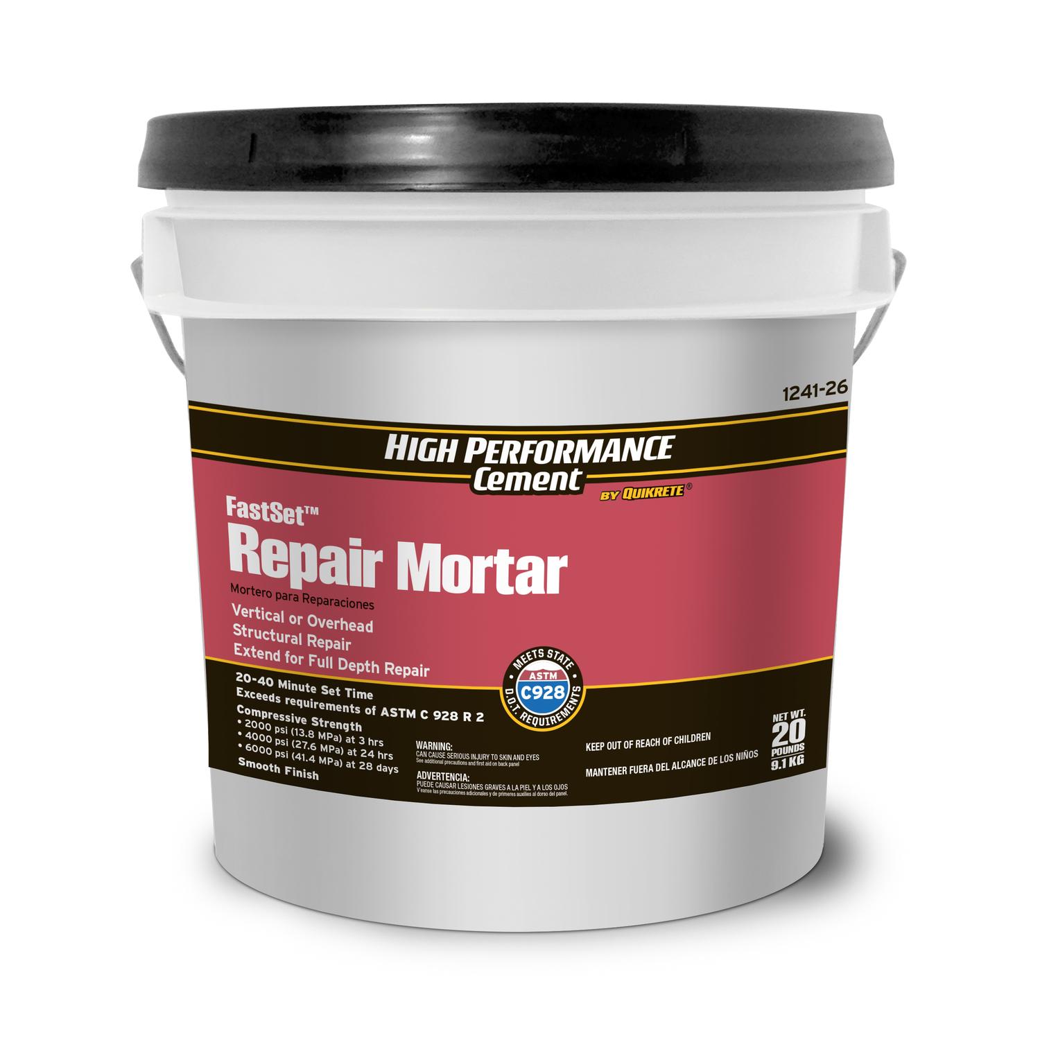 UPC 039645124376 product image for Quikrete FastSet Gray Repair Mortar 20 lb. | upcitemdb.com