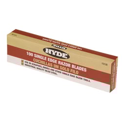 Hyde 1-9/16 in. Steel Single Edge Razor Razor Blade 3/4 in. L 100 pk