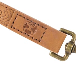 Hooey Brown Leather Dog Leash One Size Fits All