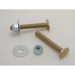 Plumb Pak Toilet Bolt and Screw Set Brass For Universal