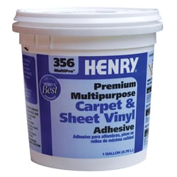 Henry 356 MultiPro Premium Multipurpose High Strength White Carpet & Sheet Vinyl Adhesive 1 gal