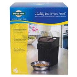 PetSafe Simply Feed Black Automatic Plastic 24 cups Pet Feeder For Cats/Dogs