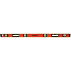 Johnson 48 in. Aluminum Heavy Duty I-Beam Level 4 vial