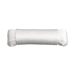 Koch Industries 1/4 in. D X 50 ft. L White Solid Braided Nylon Rope