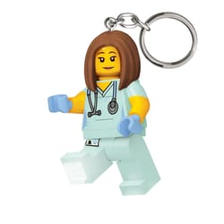 LEGO Classic Plastic Multicolored Doctor Keychain Light