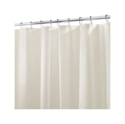 iDesign Beige PEVA Solid Shower Curtain Liner