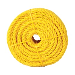 Koch 1/2 in. D X 100 ft. L Yellow Twisted Polypropylene Rope