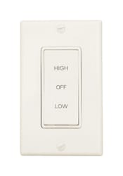 Air Vent White Plastic Wall Switch
