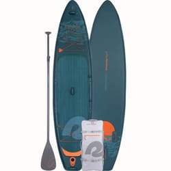 Retrospec Weekender PVC Inflatable Blue Deep Sea Paddleboard 11.5 ft. L