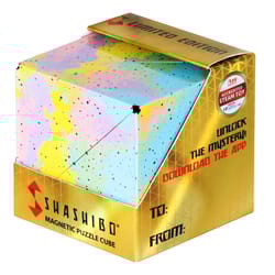 Shashibo Fun In Motion Toys Pastel Watercolor Magnetic Puzzle Cube Multicolored