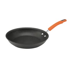 Rachael Ray Aluminum Skillet 12.5 in. Gray