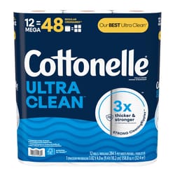 Cottonelle Ultra CleanCare Toilet Paper 12 Rolls 284 sheet