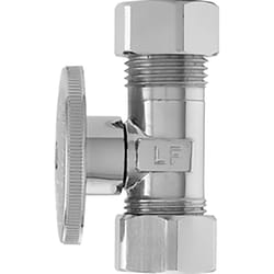 Ace 5/8 in. Compression X 7/16 in. MPT Brass Straight Stop Valve