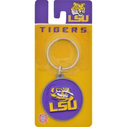 HILLMAN NCAA Tempered Steel Purple Split Ring Keychain