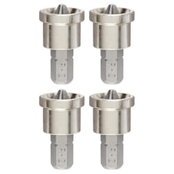 Milwaukee 1 in. L PH2 Drywall Screw Setter Set Steel 4 pk