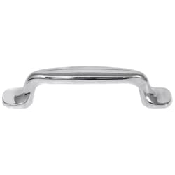 MNG Sutton Place Traditional Bar Cabinet Pull 5-1/16 in. Polished Chrome Silver 1 pk