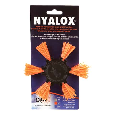 Dico Nyalox 4 in. D X 1/4 in. Aluminum Oxide Wheel Brush Mandrel