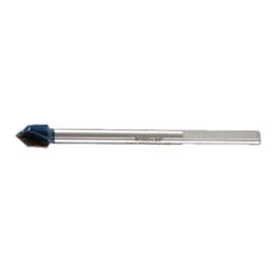 Bosch 3/8 in. X 4 in. L Carbide Tipped Glass and Tile Bit 3-Flat Shank 1 pc