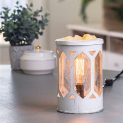 Candle Warmers 8.8 in. H X 5.8 in. L Black Glass/Metal Mission Illumination Fragrance Warmer