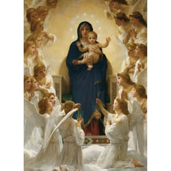 Eurographics Virgin with Angels Jigsaw Puzzles Multicolored 1000 pc