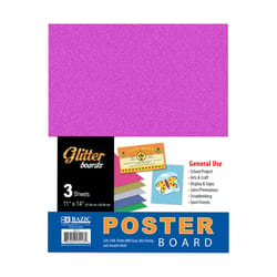 Bazic Products Glitter Boards 14 in. W X 11 in. L Assorted Poster Board