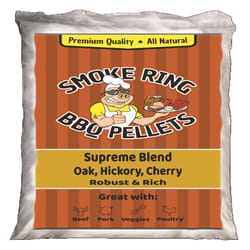 Smoke Ring BBQ Pellets Hardwood Pellets All Natural Cherry/Hickory/Oak 40 lb