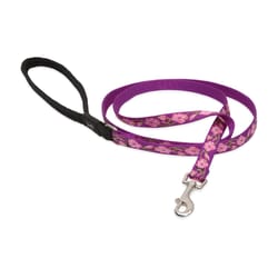 LupinePet Original Designs Multicolor Rose Garden Nylon Dog Leash